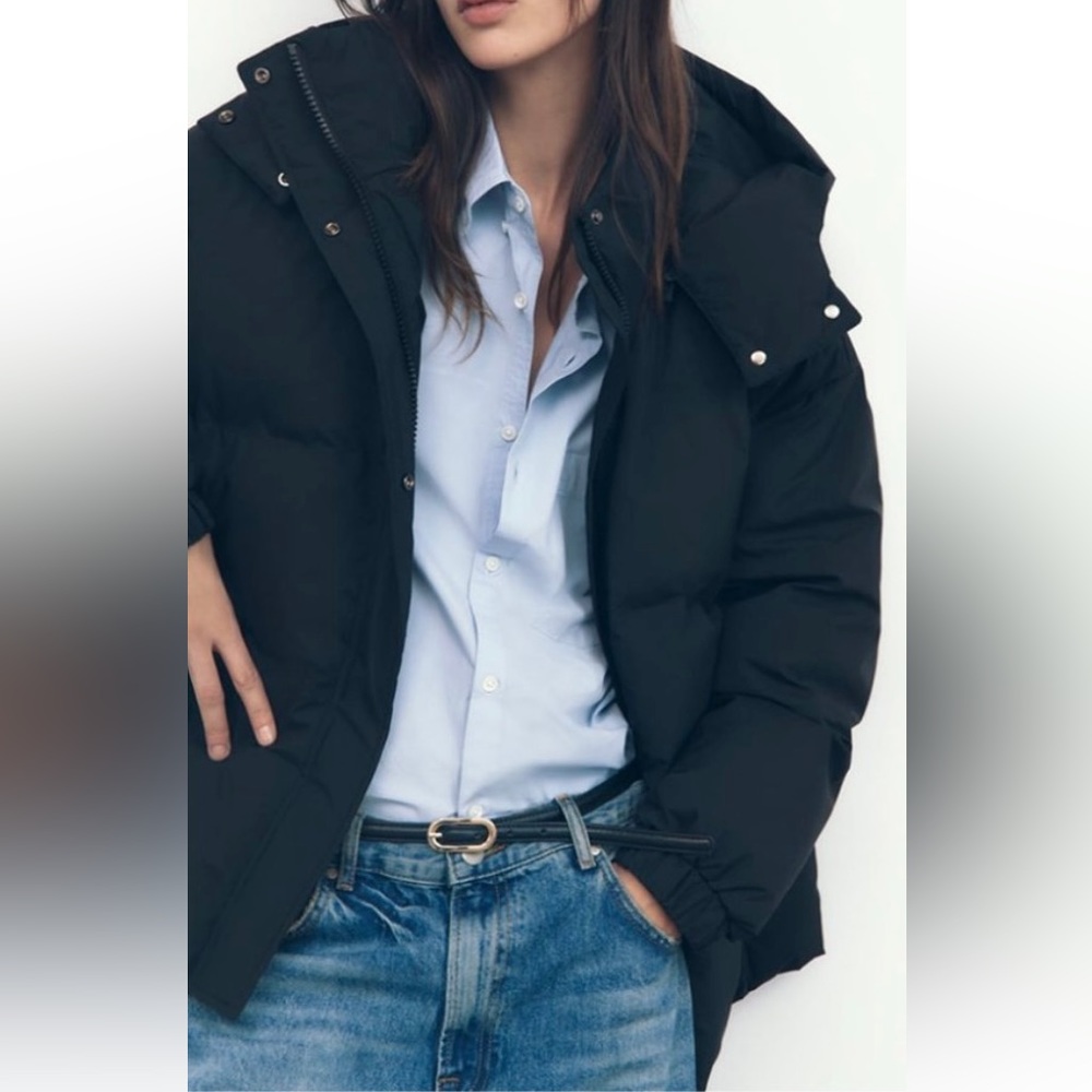 Zara water repellent puffer jacket